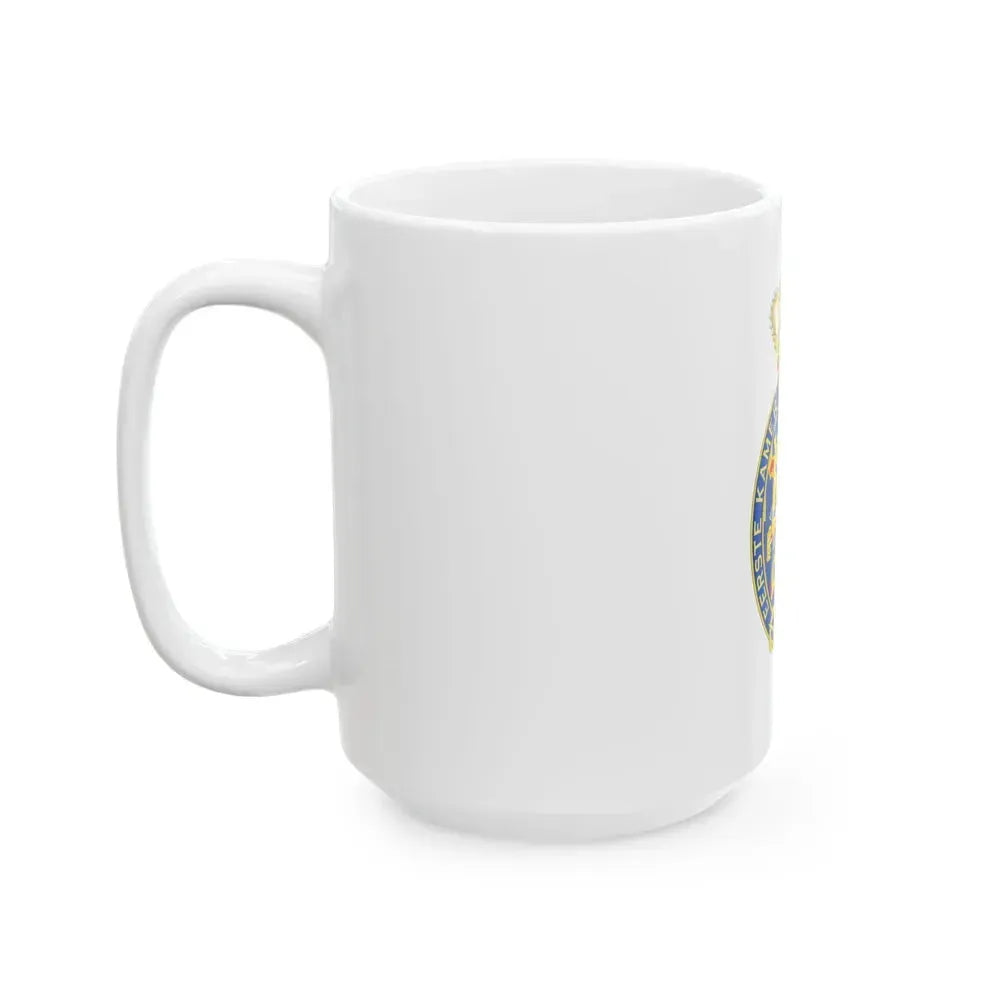 Coat of arms of the Eerste Kamer - White Coffee Mug - Go Mug Yourself