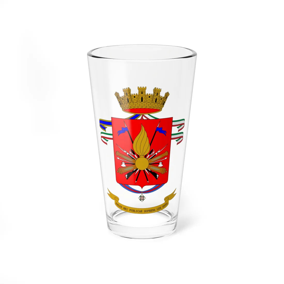 Coat of arms of the Esercito Italiano 1991-2014 (Italy) (Coat of Arms) Pint Glass 16oz 16oz - Go Mug Yourself