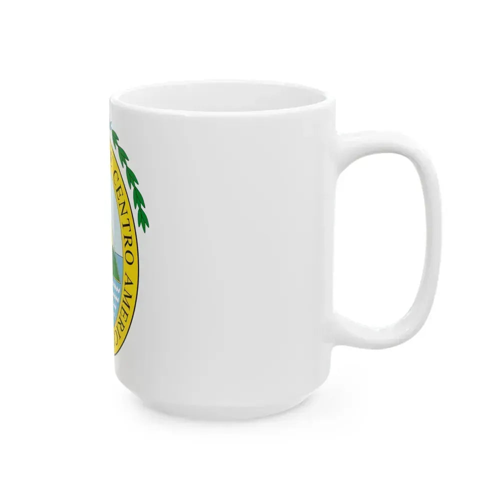 Coat of arms of the Federal Republic of Central America - White Coffee Mug - Go Mug Yourself