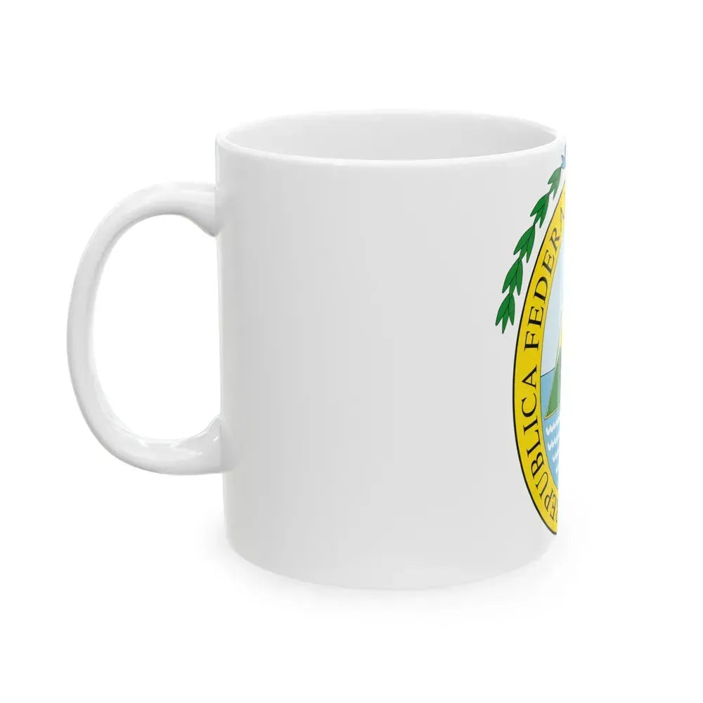 Coat of arms of the Federal Republic of Central America - White Coffee Mug - Go Mug Yourself