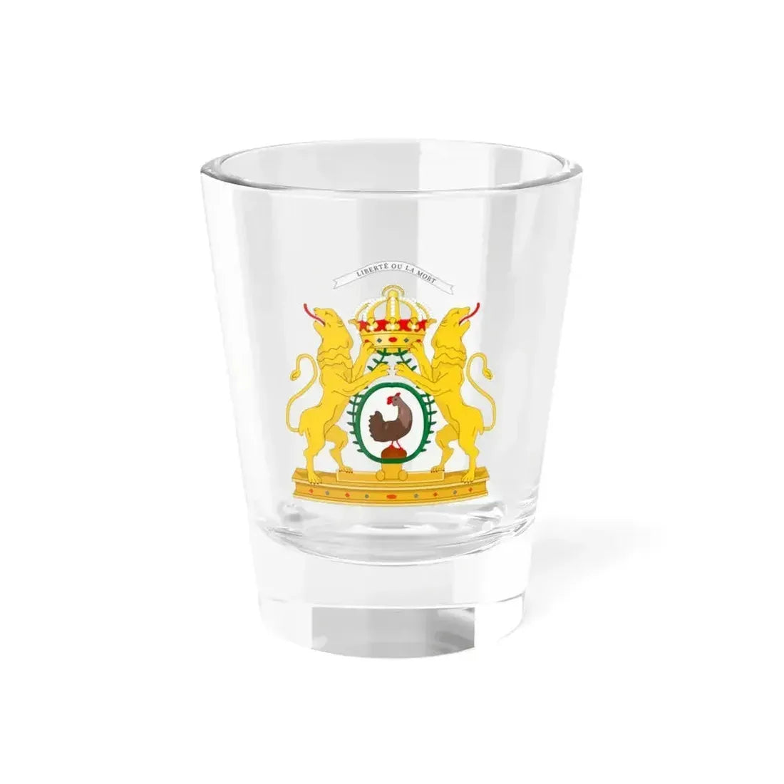 Coat of arms of the First Empire of Haiti - Shot Glass 1.5oz 1.5oz - Go Mug Yourself