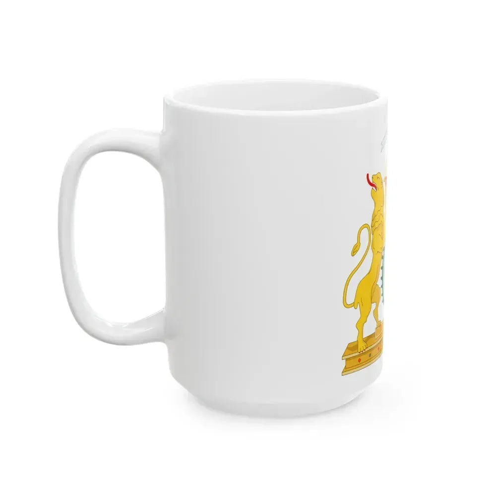 Coat of arms of the First Empire of Haiti - White Coffee Mug - Go Mug Yourself