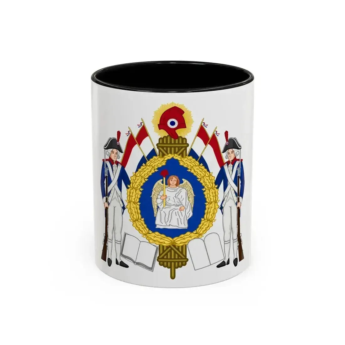 Coat of Arms of the First French Republic - Accent Coffee Mug 11oz Black - Go Mug Yourself