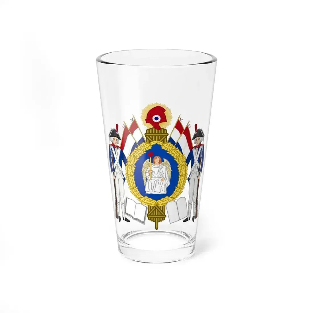 Coat of Arms of the First French Republic - Pint Glass 16oz 16oz - Go Mug Yourself