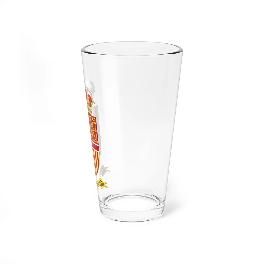 Coat of Arms of the Former 3rd Spanish Military Region 1997-2002 (Spain) (Coat of Arms) Pint Glass 16oz - Go Mug Yourself