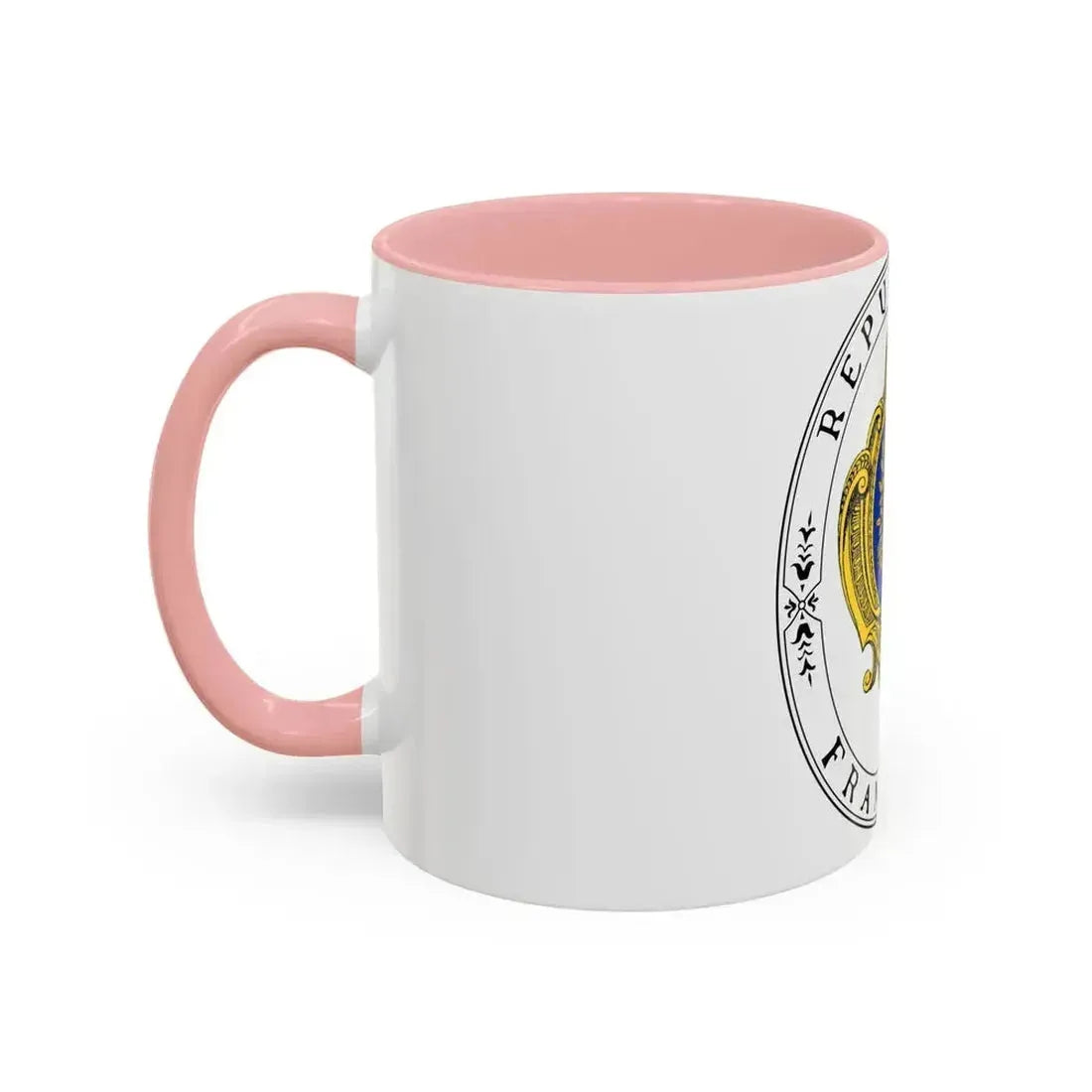 Coat of arms of the French Republic (1905) - Accent Coffee Mug - Go Mug Yourself