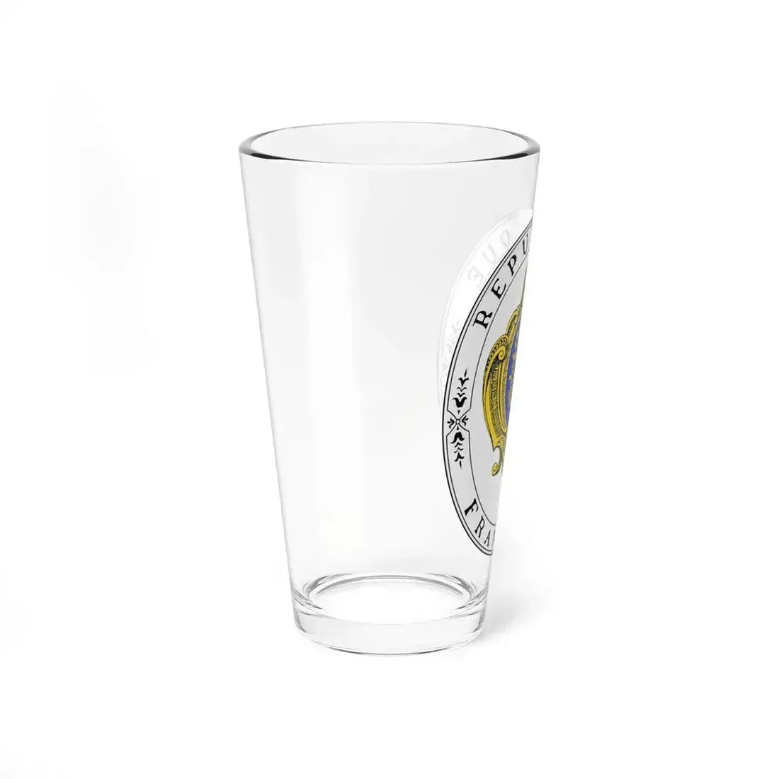 Coat of arms of the French Republic (1905) - Pint Glass 16oz - Go Mug Yourself