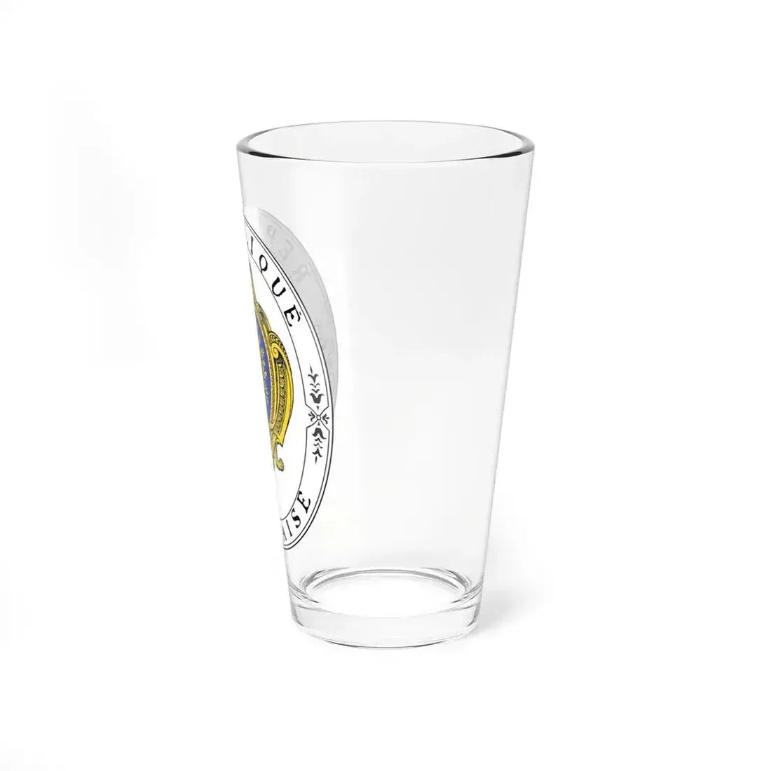 Coat of arms of the French Republic (1905) - Pint Glass 16oz - Go Mug Yourself