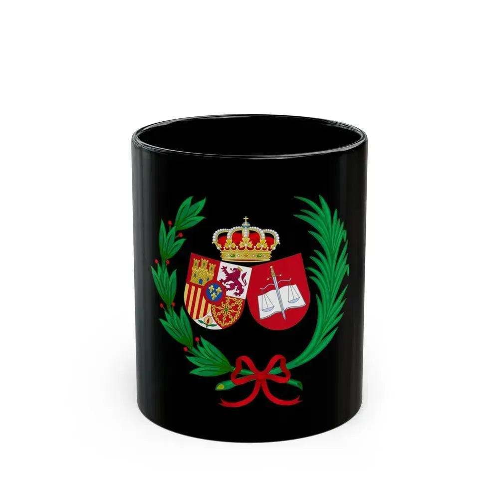 Coat of Arms of the General Council of Spanish Solicitors - Black Coffee Mug 11oz - Go Mug Yourself