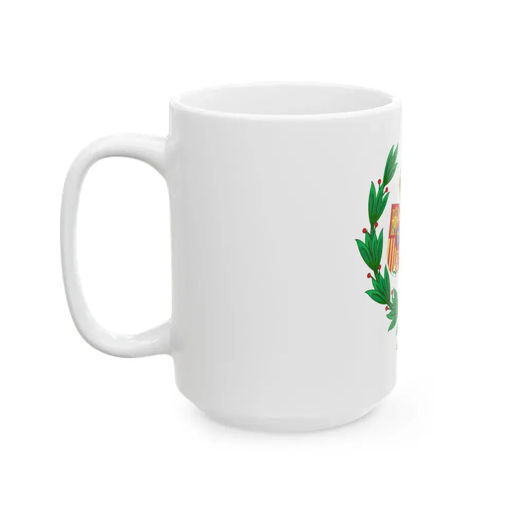 Coat of Arms of the General Council of Spanish Solicitors - White Coffee Mug - Go Mug Yourself