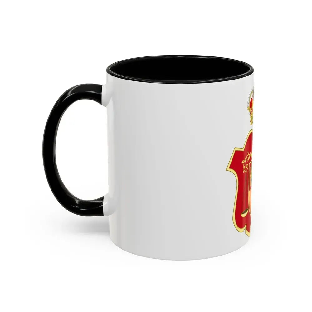 Coat of Arms of the General Council of the Judicial Power of Spain - Accent Coffee Mug - Go Mug Yourself