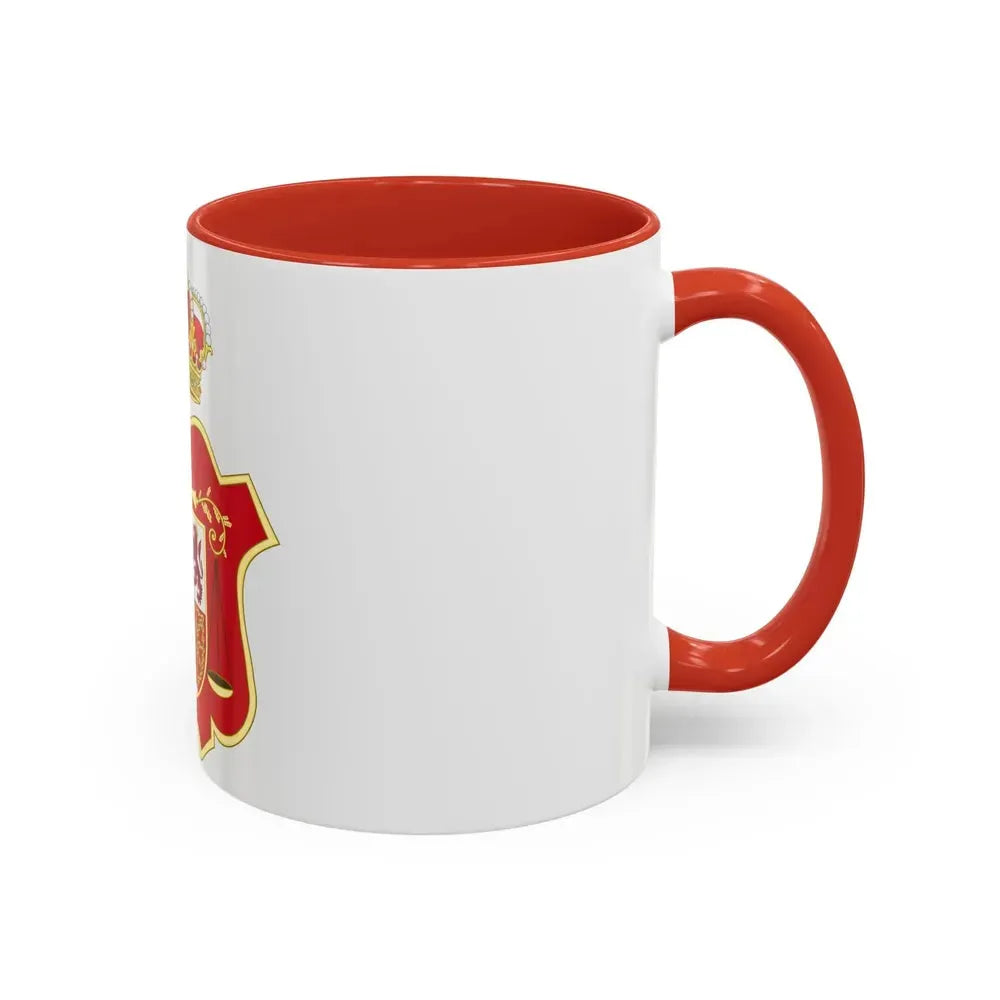 Coat of Arms of the General Council of the Judicial Power of Spain - Accent Coffee Mug - Go Mug Yourself