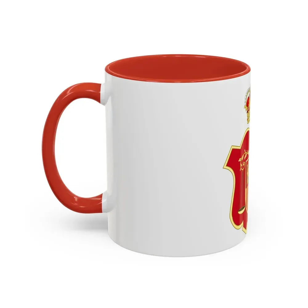 Coat of Arms of the General Council of the Judicial Power of Spain - Accent Coffee Mug - Go Mug Yourself