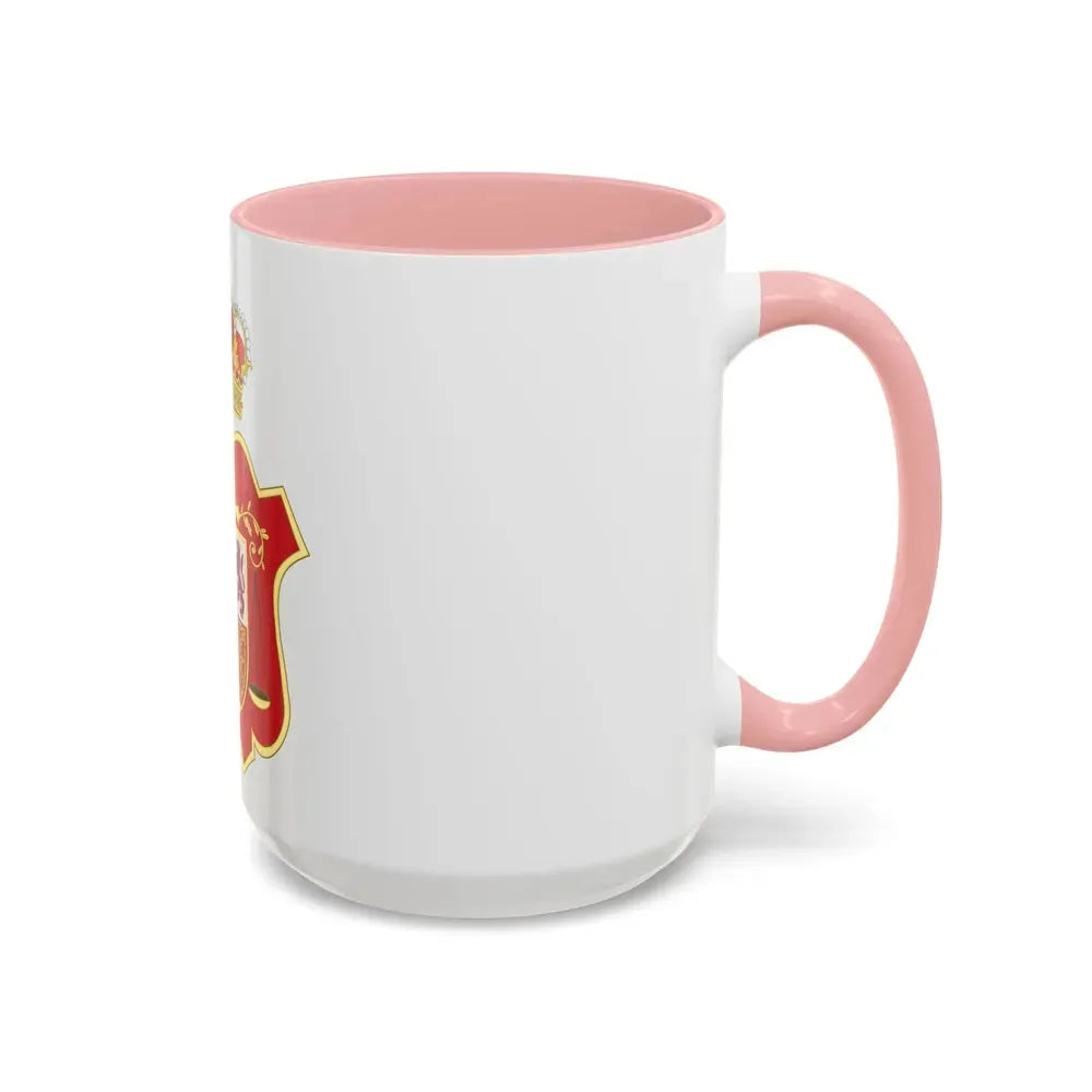 Coat of Arms of the General Council of the Judicial Power of Spain - Accent Coffee Mug - Go Mug Yourself