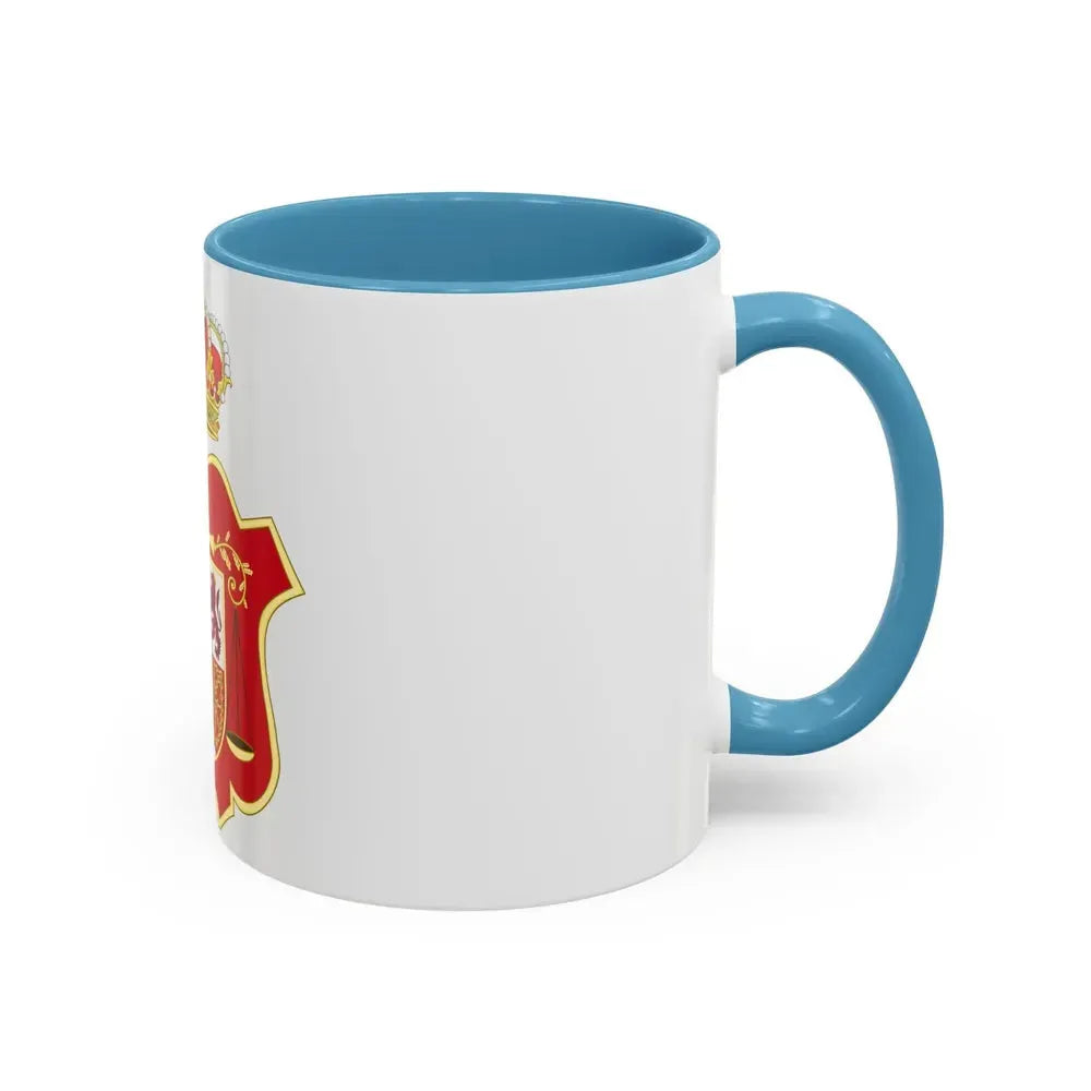 Coat of Arms of the General Council of the Judicial Power of Spain - Accent Coffee Mug - Go Mug Yourself