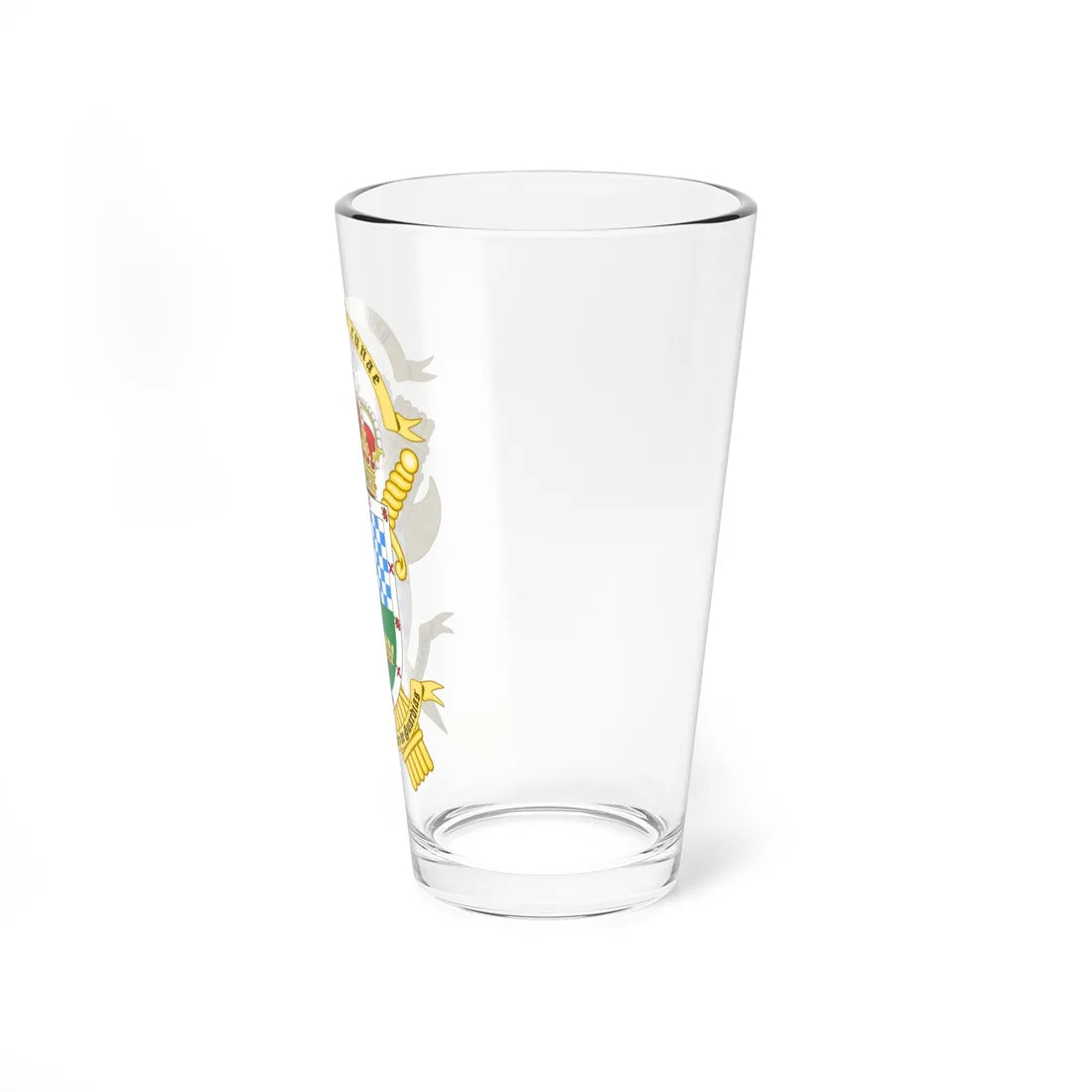 Coat of Arms of the Guardia Civils Non-Commissioned Officers and Guards Academy (Spain) (Coat of Arms) Pint Glass 16oz - Go Mug Yourself