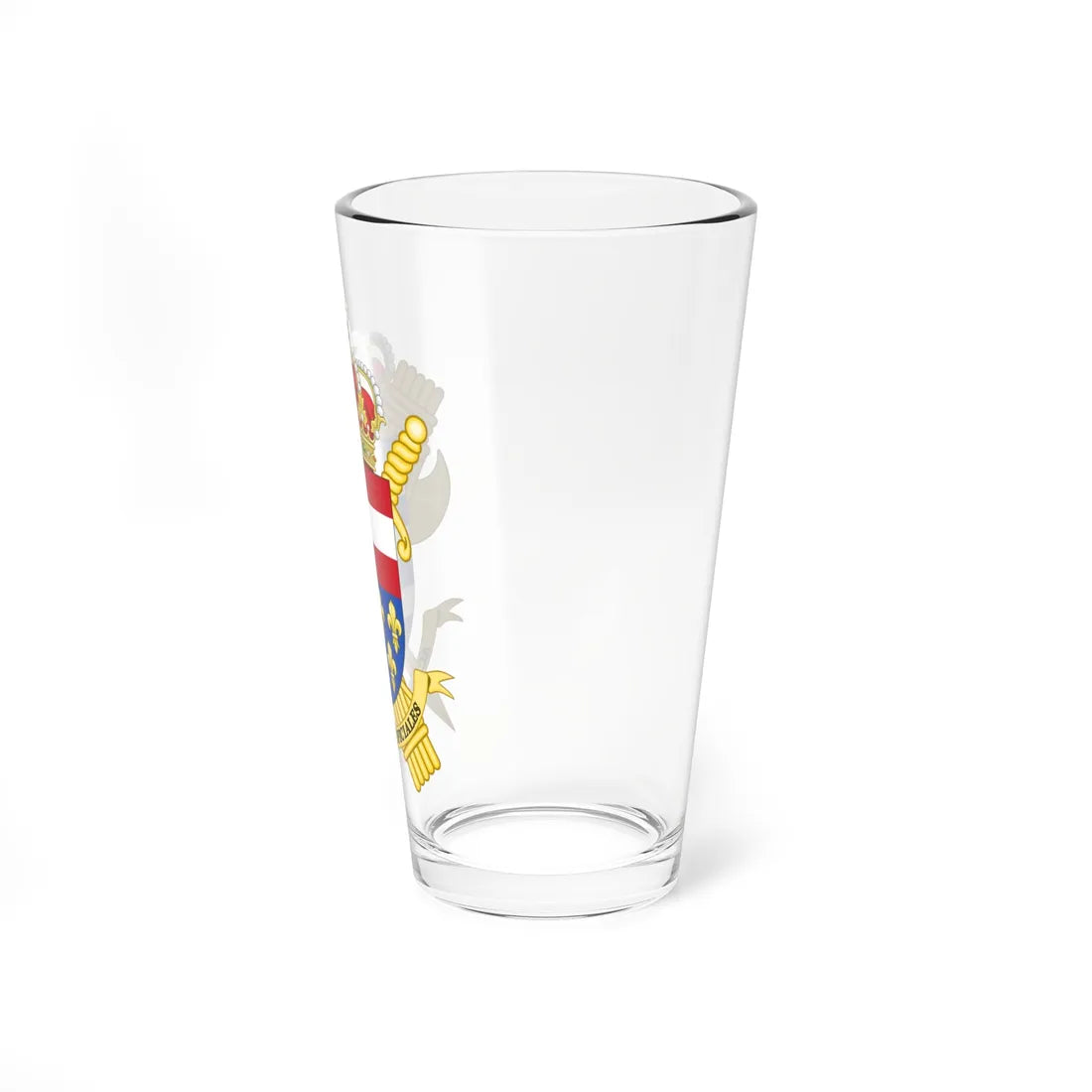 Coat of Arms of the Guardia Civils Officers Academy-El Escorial Center (Spain) (Coat of Arms) Pint Glass 16oz - Go Mug Yourself