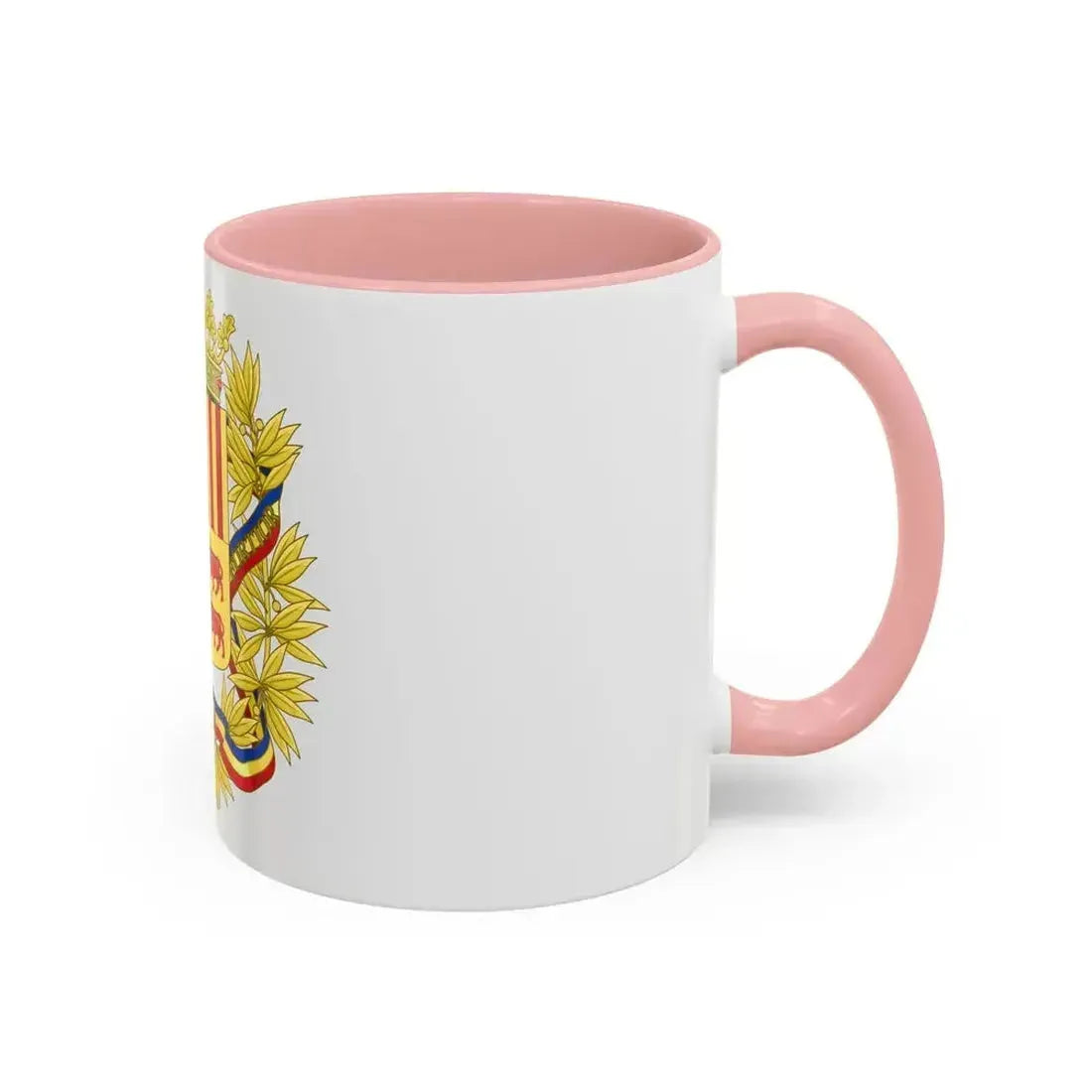 Coat of Arms of the high authorities of Andorra - Accent Coffee Mug - Go Mug Yourself