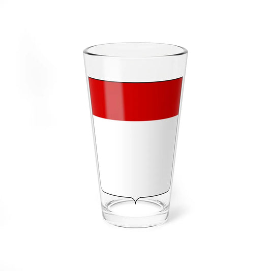 Coat of arms of the House of Alerami (Italy) (Coat of Arms) Pint Glass 16oz 16oz - Go Mug Yourself