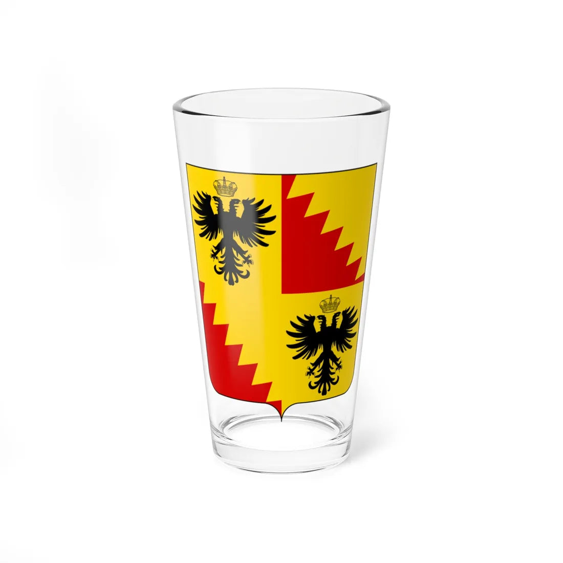 Coat of arms of the House of Bentivoglio 1670 (Italy) (Coat of Arms) Pint Glass 16oz 16oz - Go Mug Yourself