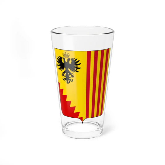 Coat of arms of the House of Bentivoglio dAragona 1 (Italy) (Coat of Arms) Pint Glass 16oz 16oz - Go Mug Yourself