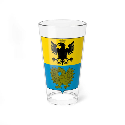 Coat of arms of the House of Borghese (Italy) (Coat of Arms) Pint Glass 16oz 16oz - Go Mug Yourself