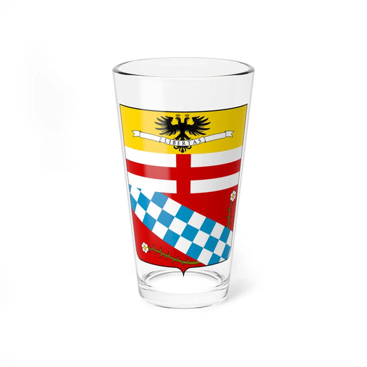 Coat of arms of the House of Cybo-Malaspina (Italy) (Coat of Arms) Pint Glass 16oz 16oz - Go Mug Yourself