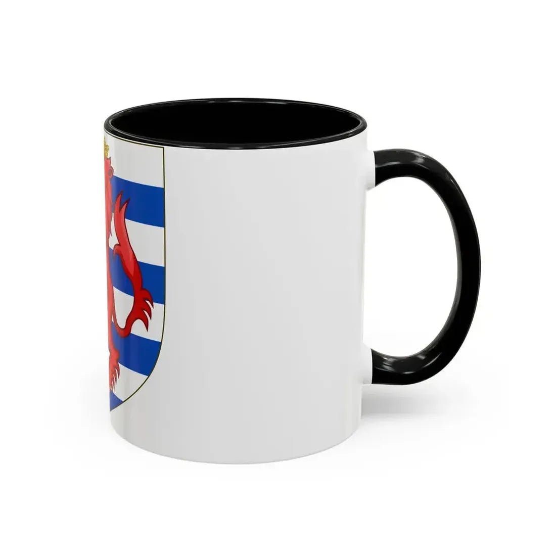 Coat of Arms of the House of Lusignan (Kings of Cyprus) - Accent Coffee Mug - Go Mug Yourself