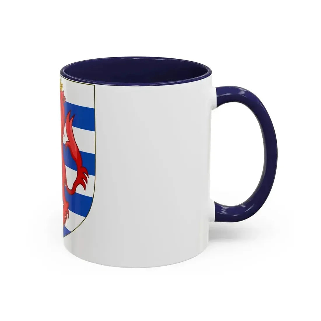 Coat of Arms of the House of Lusignan (Kings of Cyprus) - Accent Coffee Mug - Go Mug Yourself