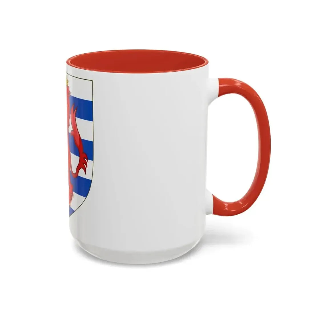 Coat of Arms of the House of Lusignan (Kings of Cyprus) - Accent Coffee Mug - Go Mug Yourself