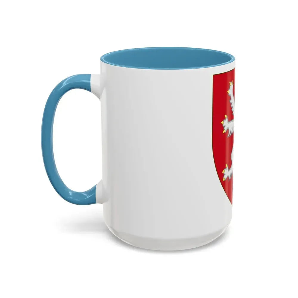 Coat of arms of the House of Luxembourg-Bohemia - Accent Coffee Mug - Go Mug Yourself
