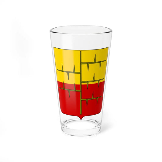 Coat of arms of the House of Malaspina Spino Secco 1 (Italy) (Coat of Arms) Pint Glass 16oz 16oz - Go Mug Yourself
