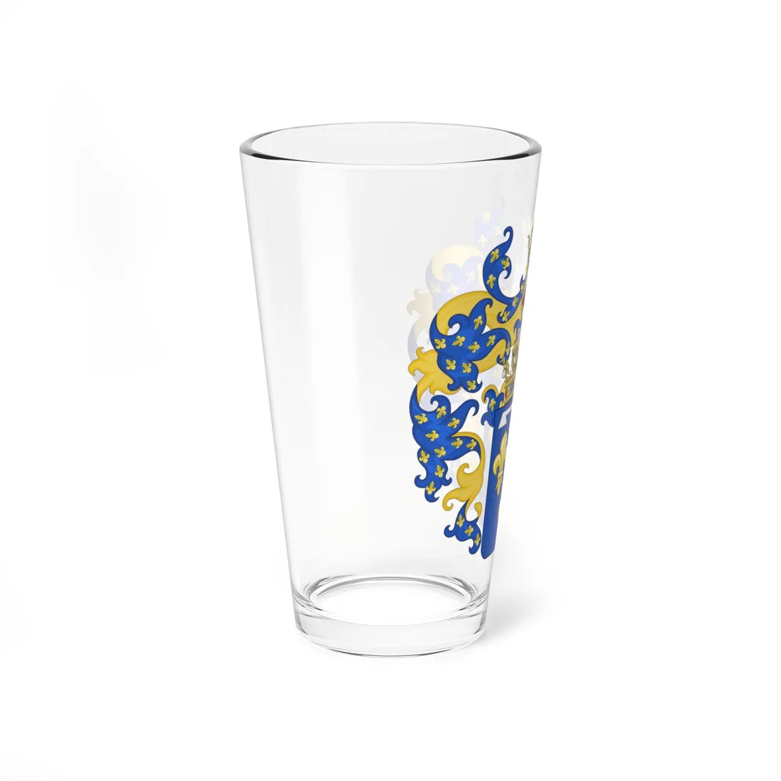 Coat of Arms of the House of Orleans-Galliera Since 1997 (Italy) (Coat of Arms) Pint Glass 16oz - Go Mug Yourself