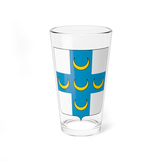 Coat of arms of the House of Piccolomini (Italy) (Coat of Arms) Pint Glass 16oz 16oz - Go Mug Yourself