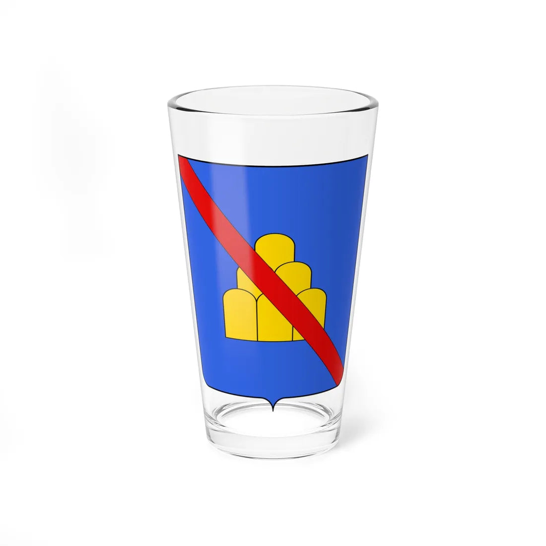 Coat of arms of the House of Ridolfi di Piazza (Italy) (Coat of Arms) Pint Glass 16oz 16oz - Go Mug Yourself