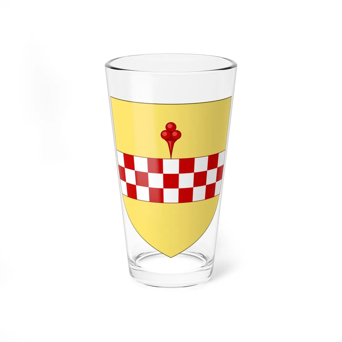 Coat of arms of the house of Spinola (Italy) (Coat of Arms) Pint Glass 16oz 16oz - Go Mug Yourself