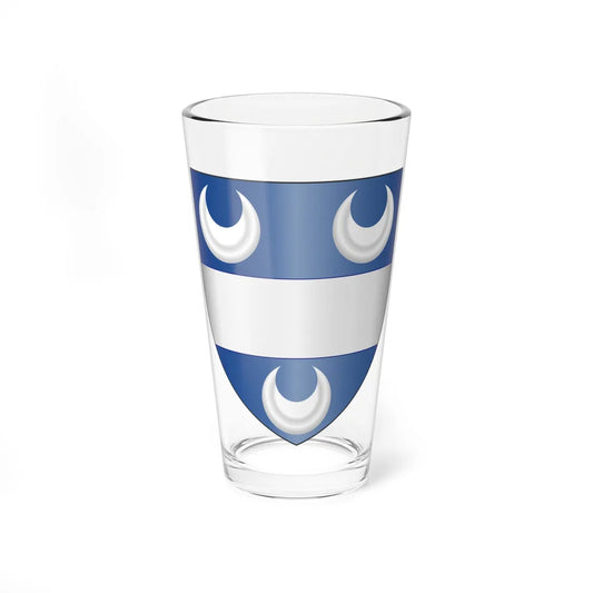 Coat of Arms of the House of Tolomei (Italy) (Coat of Arms) Pint Glass 16oz 16oz - Go Mug Yourself