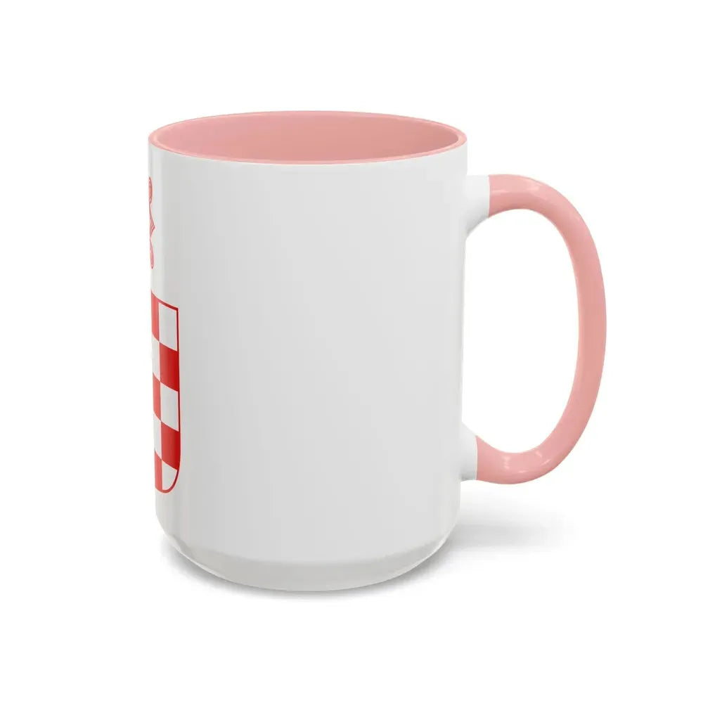 Coat of arms of the Independent State of Croatia - Accent Coffee Mug - Go Mug Yourself