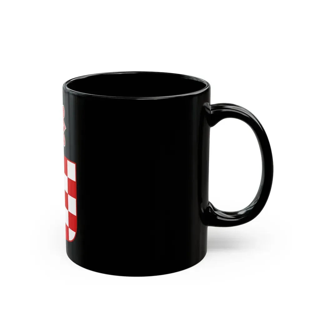 Coat of arms of the Independent State of Croatia - Black Coffee Mug - Go Mug Yourself