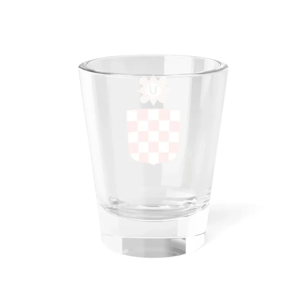 Coat of arms of the Independent State of Croatia - Shot Glass 1.5oz - Go Mug Yourself