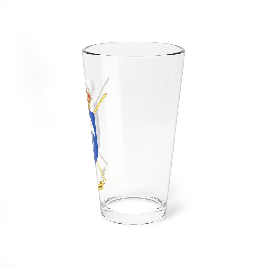 Coat of Arms of the Intelligence Company of the Spanish Army Paratrooper Brigade (Spain) (Coat of Arms) Pint Glass 16oz - Go Mug Yourself