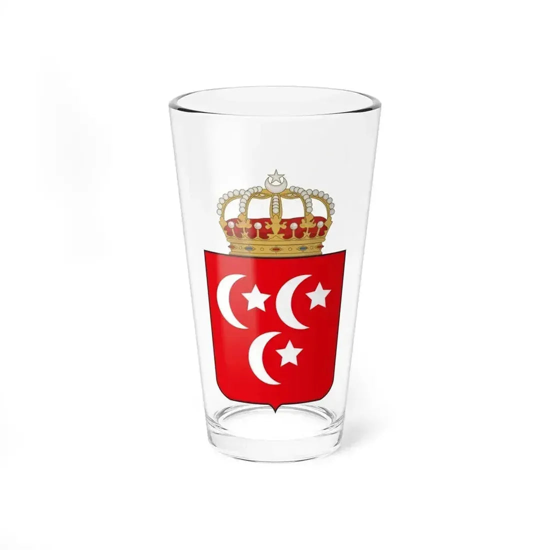 Coat of arms of the Khedive of Egypt - Pint Glass 16oz 16oz - Go Mug Yourself