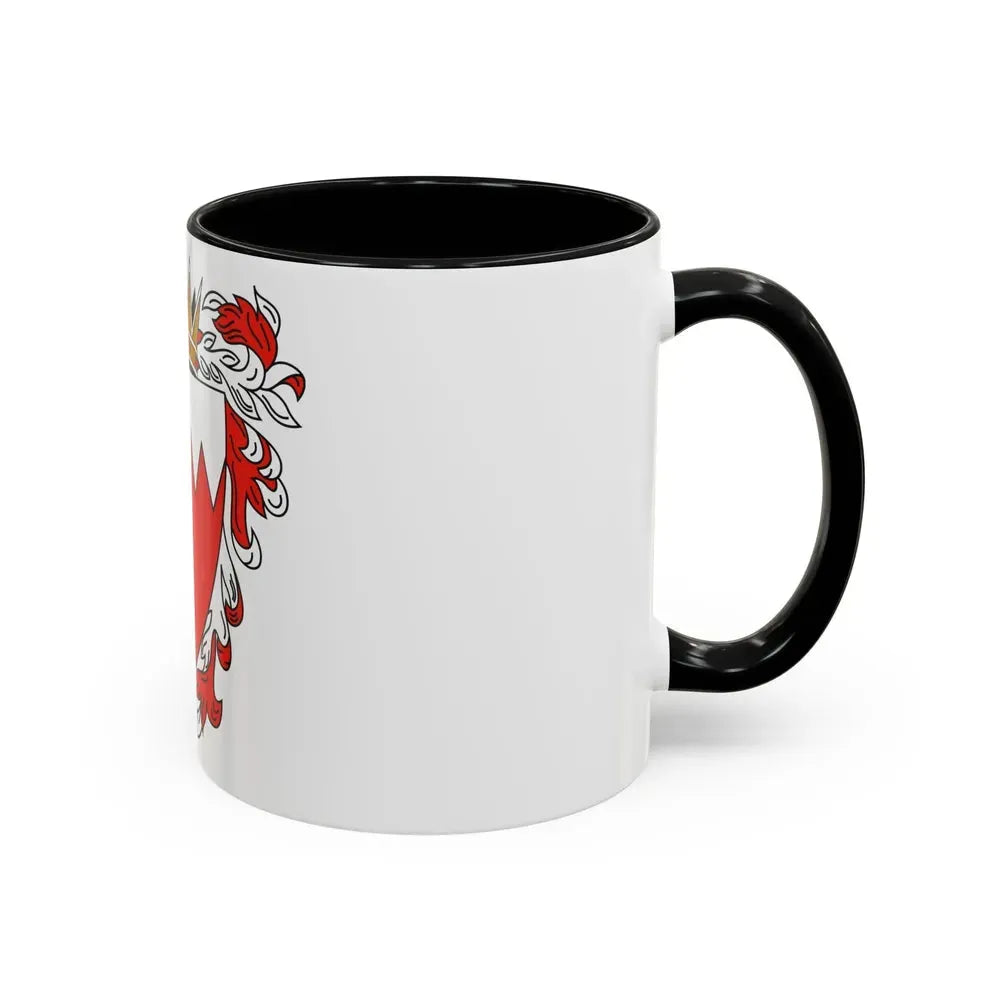 Coat of Arms of The Kingdom of Bahrain - Accent Coffee Mug - Go Mug Yourself