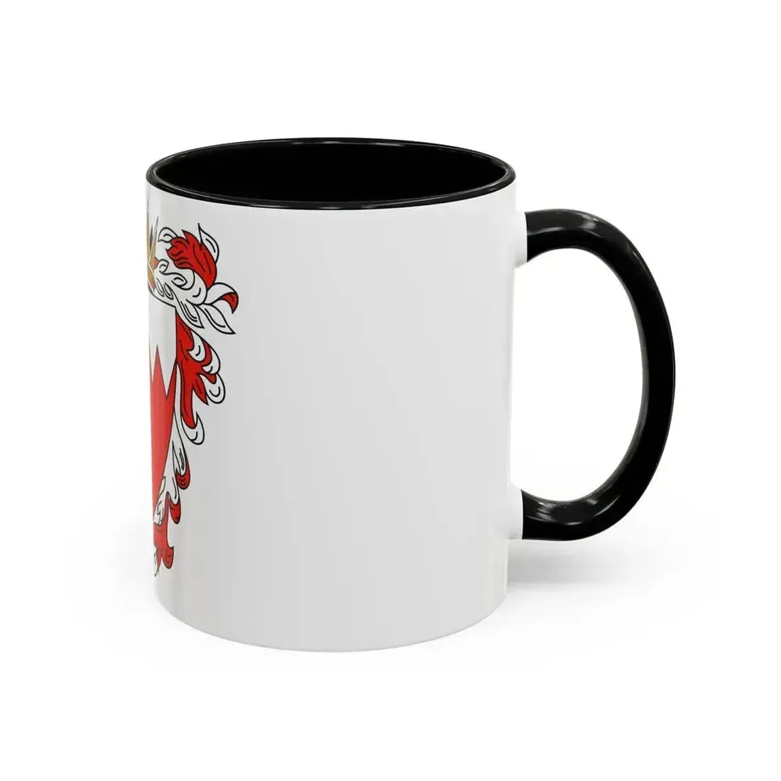 Coat of Arms of The Kingdom of Bahrain - Accent Coffee Mug - Go Mug Yourself