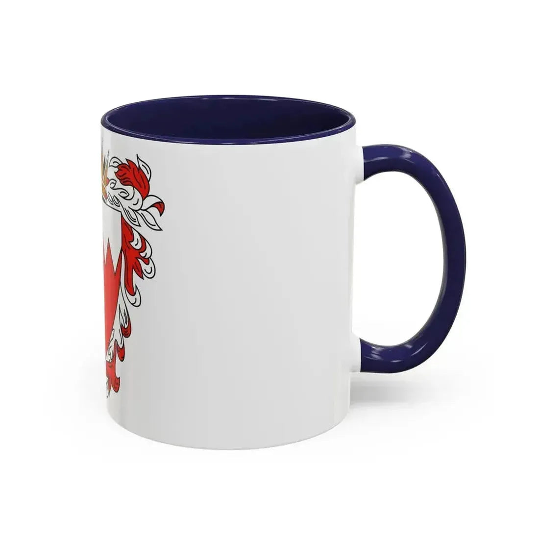 Coat of Arms of The Kingdom of Bahrain - Accent Coffee Mug - Go Mug Yourself