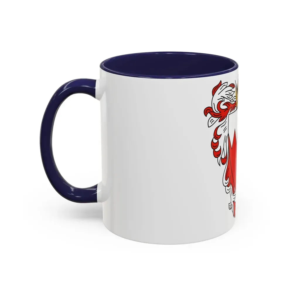 Coat of Arms of The Kingdom of Bahrain - Accent Coffee Mug - Go Mug Yourself