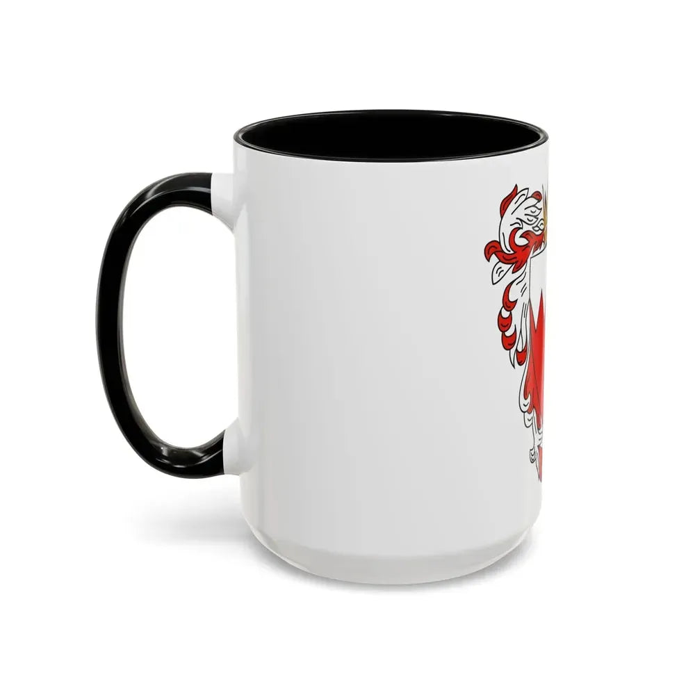 Coat of Arms of The Kingdom of Bahrain - Accent Coffee Mug - Go Mug Yourself
