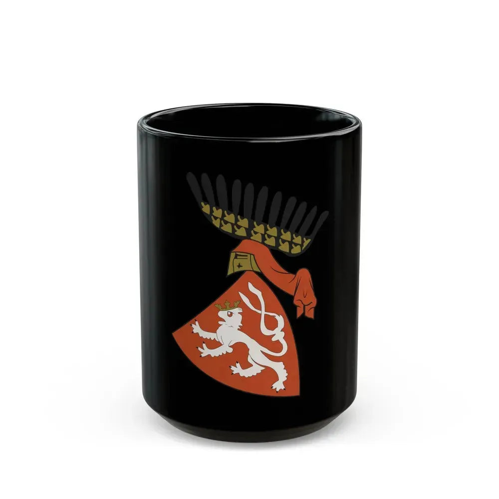 Coat of arms of the Kingdom of Bohemia (Wenceslaus II of Bohemia) - Black Coffee Mug 15oz - Go Mug Yourself