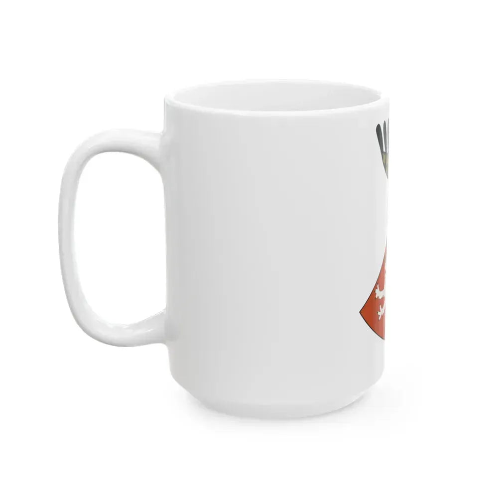Coat of arms of the Kingdom of Bohemia (Wenceslaus II of Bohemia) - White Coffee Mug - Go Mug Yourself