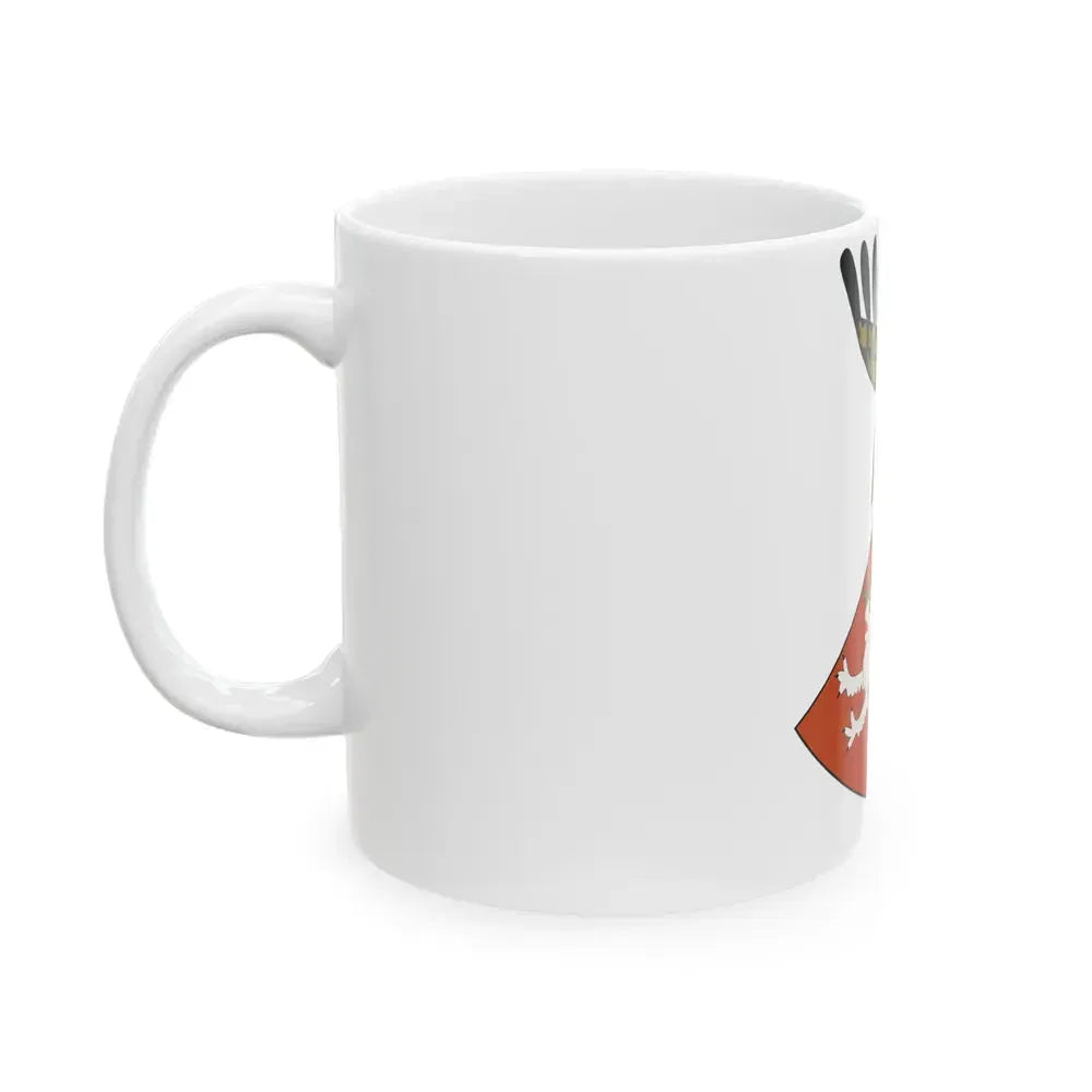 Coat of arms of the Kingdom of Bohemia (Wenceslaus II of Bohemia) - White Coffee Mug - Go Mug Yourself